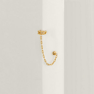 【希少】HERMES Chaine d'ancre Enchainee Single ear Climber Chaine d'ancre Enchainee single ear climber earring | Hermès